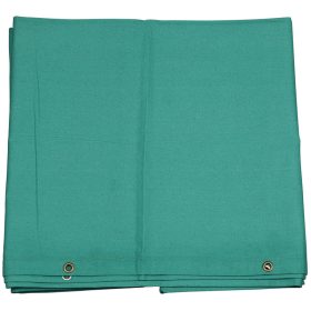   Hegesztőfüggöny, zöld UV álló sűrű szövésű vászon, 2,4mx1,8m