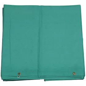   Hegesztőfüggöny, zöld UV álló sűrű szövésű vászon, 2,4mx1,8m