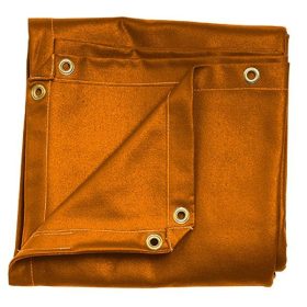   Hegesztőfüggöny narancssárga UV fényálló PVC, 2,4mx1,8m