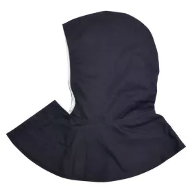   Hegesztőkámzsa fejvédő, vastag sűrű szövet (335g), rövid nyak résszel, kék