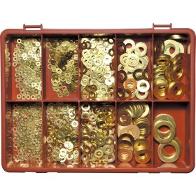 Qualfast - METRIKUS SÁRGARÉZ ALÁTÉT KÉSZLET