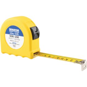 Senator - 10M/33' MÉRŐSZALAG HI-VIS MŰANYAG HÁZBAN