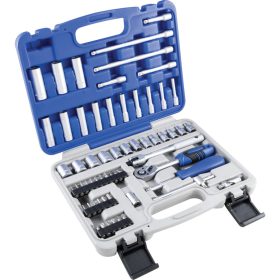 Senator - 1/4" SQ.DR. 60 RÉSZES METRIKUS KÉSZLET