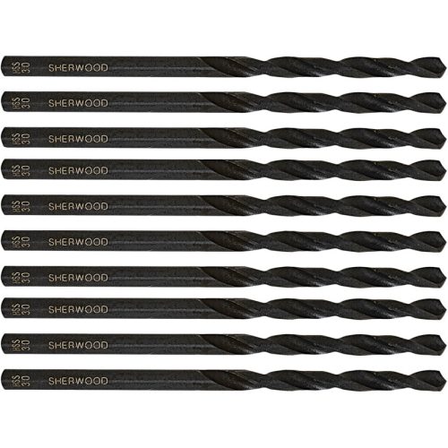 3.00mm hengeres szárú csigafúró, normál hossz hss