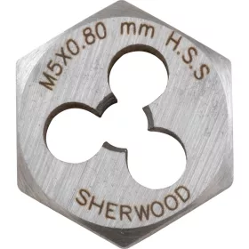 Sherwood - 5.0X0.80MM HATSZÖG ALAKÚ HSS MENETMETSZŐ