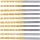 3.30mm normál hosszú nagyteljesítményű hss-co 8% csigafúró tin bevonattal