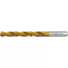   SwissTech - 12.00MM NORMÁL HOSSZÚ NAGYTELJESÍTMÉNYŰ HSS-CO 8% CSIGAFÚRÓ TIN BEVONATTAL