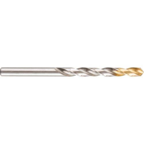 SwissTech - 6.50MM NORMÁL HOSSZÚ FÉNYES HSS CSIGAFÚRÓ TIN BEVONATÚ HEGGYEL