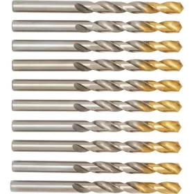   SwissTech - 8.50MM NORMÁL HOSSZÚ FÉNYES HSS CSIGAFÚRÓ TIN BEVONATÚ HEGGYEL