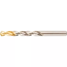   SwissTech - 10.20MM NORMÁL HOSSZÚ FÉNYES HSS CSIGAFÚRÓ TIN BEVONATÚ HEGGYEL