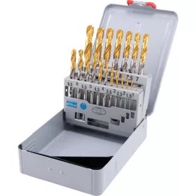   SwissTech - 1-10.00MM X 0.5MM HSS-TIN FÚRÓKÉSZLET 19 DARABOS