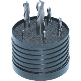   SwissTech - HÁROMÉLŰ HENGERES SZÁRÚ TÖMÖR KEMÉNYFÉM HOSSZLYUKMARÓK 3-10MM (6 DB-OS KÉSZLET)