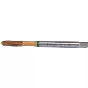   SwissTech - M10X1.5 ZÖLD GYŰRŰS HSS-EV MENETFORMÁZÓ - NITRIDÁLT TIN BEVONATTAL