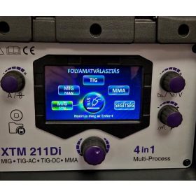   PARWELD XTM211Di digitális multifunkciós 4in1 hegesztőinverter 
