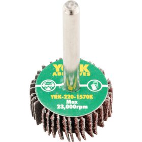   York - 30X10MM AL-OX LAMELLÁS CSAPOS CSISZOLÓKORONG 6MM SZÁRRAL P40