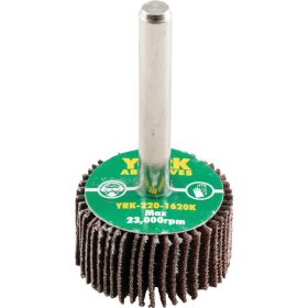   York - 30X15MM AL-OX LAMELLÁS CSAPOS CSISZOLÓKORONGP80-6MM SZÁRRAL