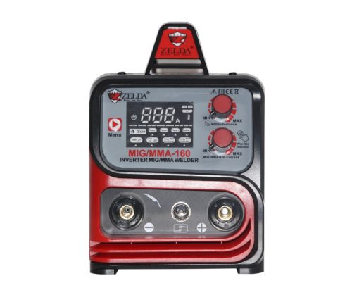 ZELDA MIG/MMA-160D 2in1 NOGAS FLUX / MMA porbeles hegesztőgép  