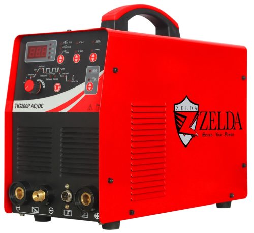 ZELDA TIG-200P-ACDC 200A-os digitális, impulzus AC/DC HF-AWI inverteres hegesztőgép 