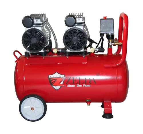 ZELDA extra csendes, olajmentes kompresszor 50L