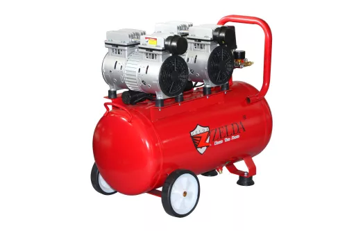 ZELDA extra csendes, olajmentes kompresszor 50L